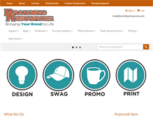 Tablet Screenshot of branding-resources.com
